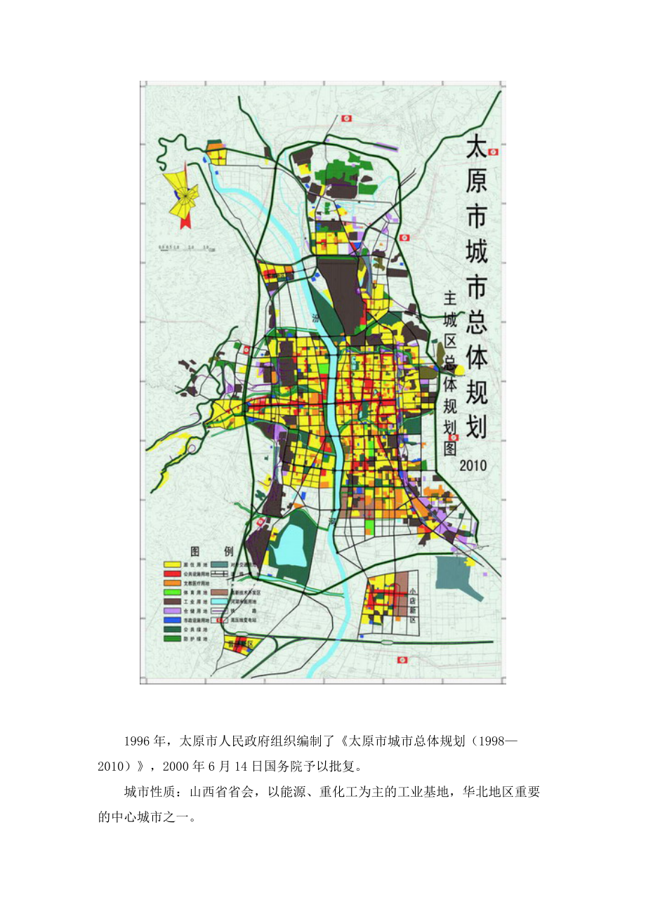 太原市城市总体规划