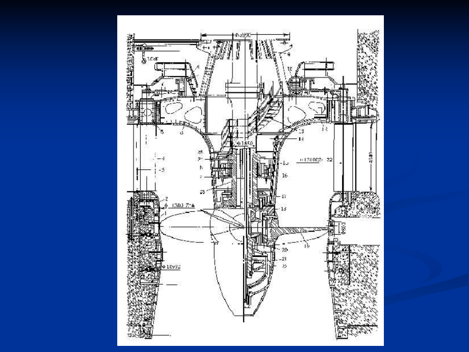 教学ppt轴流式水轮机的基本结构