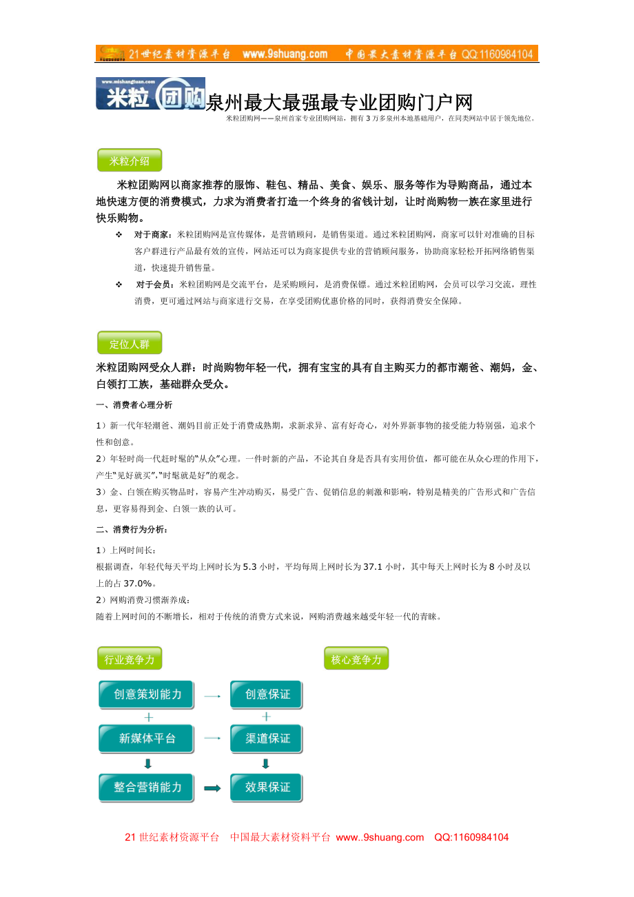 米粒团购网宣传手册_第1页