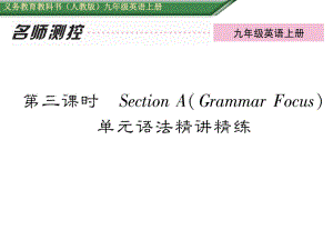 第3课时SectionA(GrammarFocus)