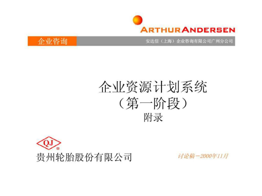 安达信贵州轮胎股份有限公司企业资源计划系统第一阶段附录23_第1页