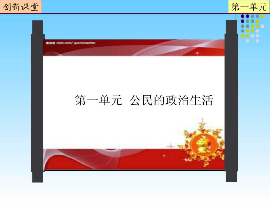 创新课堂高考总复习政治专题05公民的政治生活第....ppt36_第1页