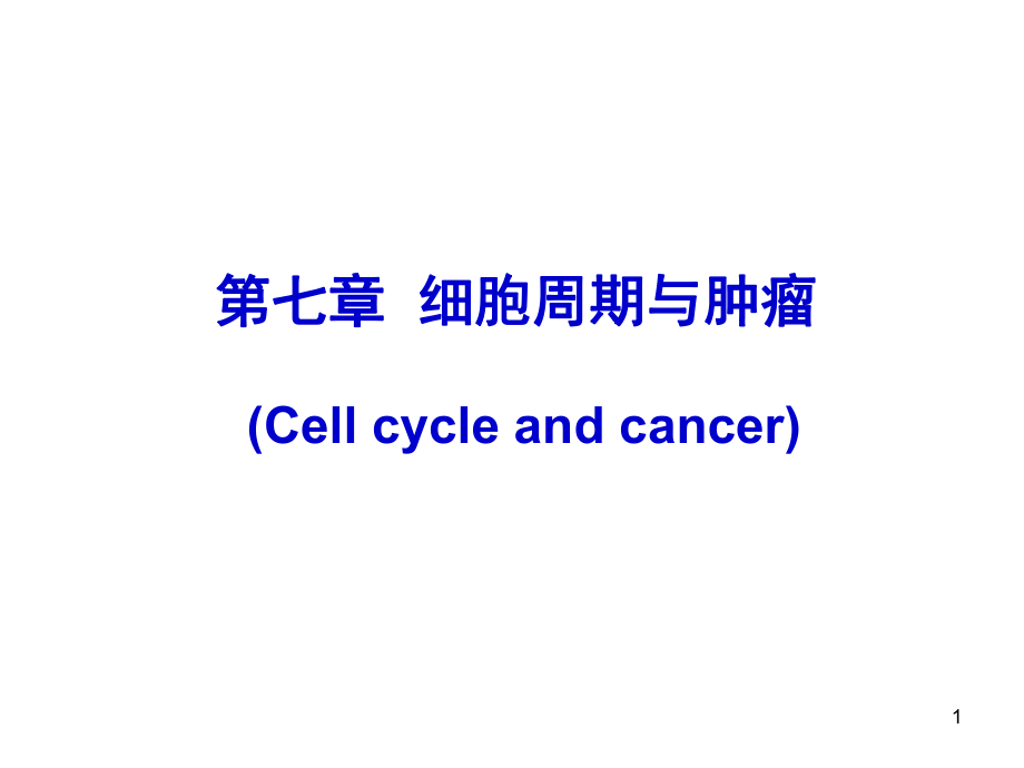 第七章细胞周期与肿瘤08113_第1页