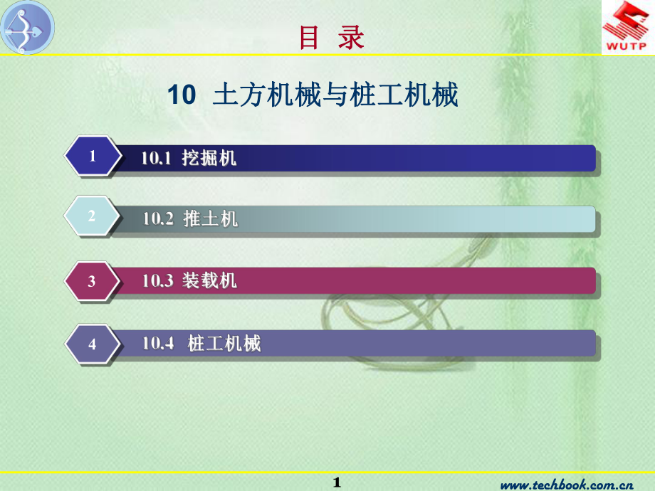 建筑施工機(jī)械10土方機(jī)械_第1頁