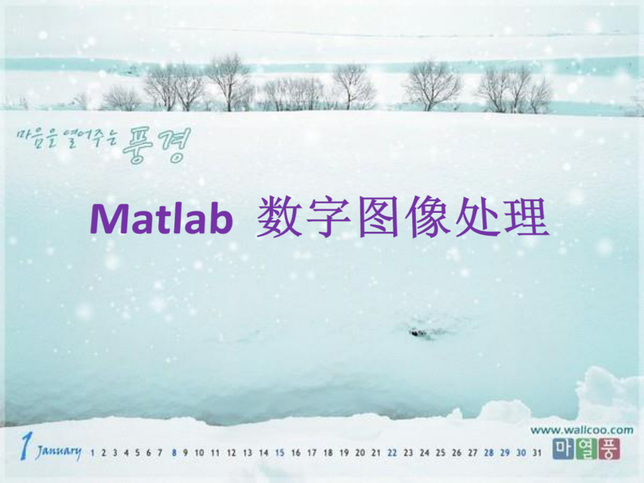 Matlab数字图像处理01_第1页