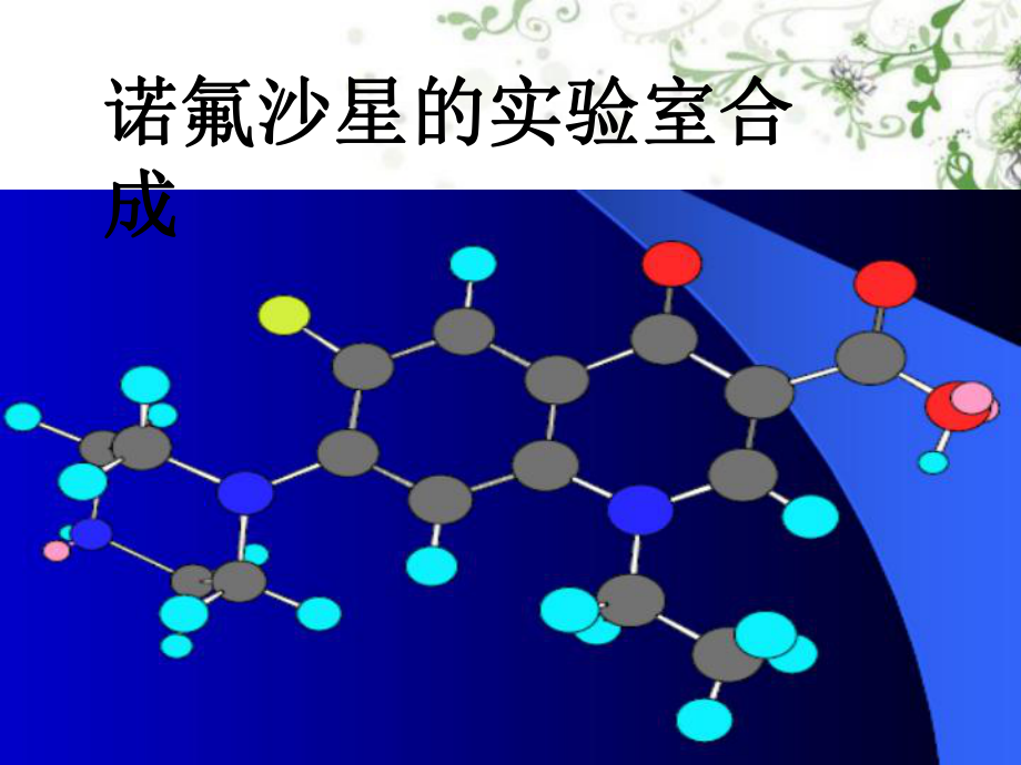 諾氟沙星過程簡介_第1頁