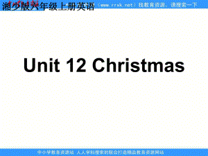 湘少版六上Unit12Christmas課件