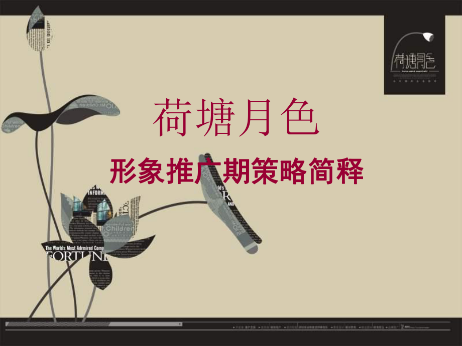 荷塘月色房地產(chǎn)開(kāi)發(fā)項(xiàng)目形象推廣策略簡(jiǎn)釋_第1頁(yè)