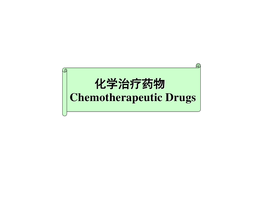 化学治疗药物ChemotherapeuticDrugs_第1页