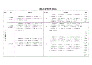 堤防工程管理考核标准