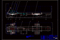 貨車底盤布置設(shè)計帶CAD圖