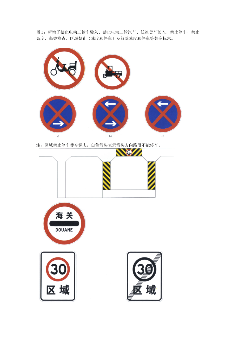 图5新增了禁止电动三轮车驶入禁止电动三轮汽_第1页