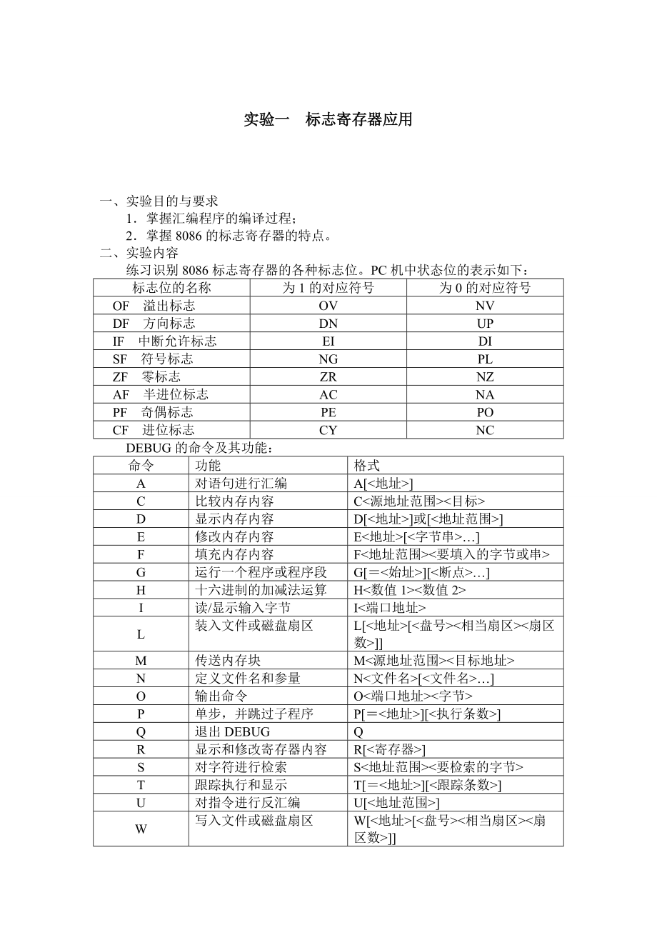 微机原理及接口技术实验指导书_第1页