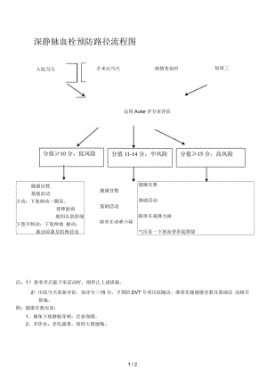 深靜脈血栓預(yù)防流程