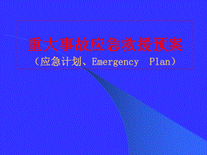 1ayt重大事故應(yīng)急救援預(yù)案(生產(chǎn)管理 質(zhì)量管理 成本管理 品質(zhì)管理)