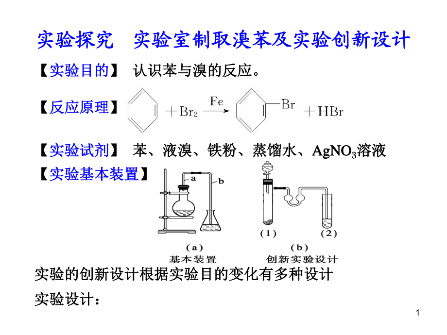 高考化學(xué)實(shí)驗(yàn)探究的復(fù)習(xí)1013章 實(shí)驗(yàn)探究 實(shí)驗(yàn)室制取溴苯及實(shí)驗(yàn)創(chuàng)新設(shè)計(jì)_第1頁(yè)