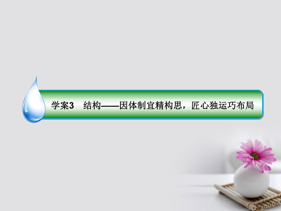 新課標高考語文一輪復(fù)習(xí)專題十七考場作文增分技法與訓(xùn)練3結(jié)構(gòu)因體制宜精構(gòu)思匠心獨運巧布局課件_第1頁