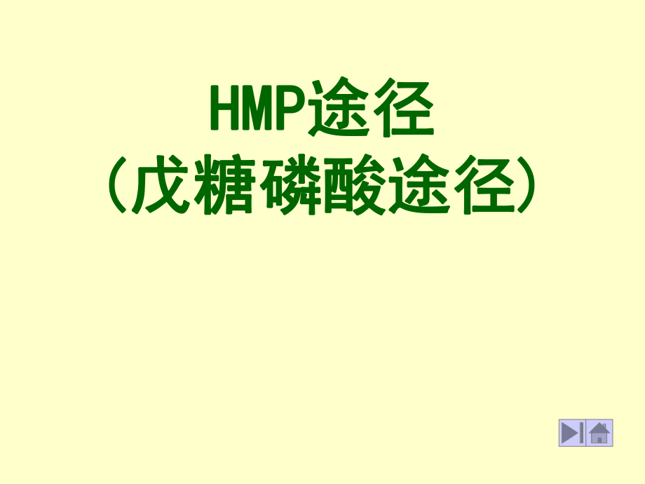 HMP途径(戊糖磷酸途径)_第1页