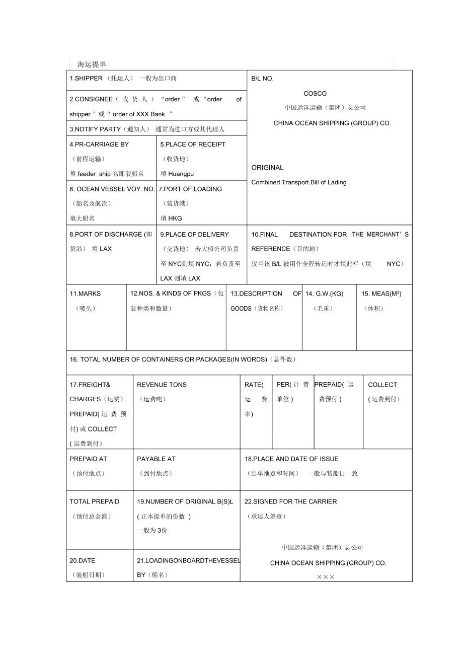 清洁提单(清洁提单是指不载有任何批注的提单)-第1张图片-鲸幼网