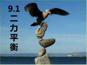 江苏省淮安市八年级物理下册9.1二力平衡课件新版苏科版
