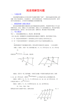 2012年中考數(shù)學(xué)復(fù)習(xí)考點(diǎn)解密 閱讀理解型問(wèn)題含11真題帶解析