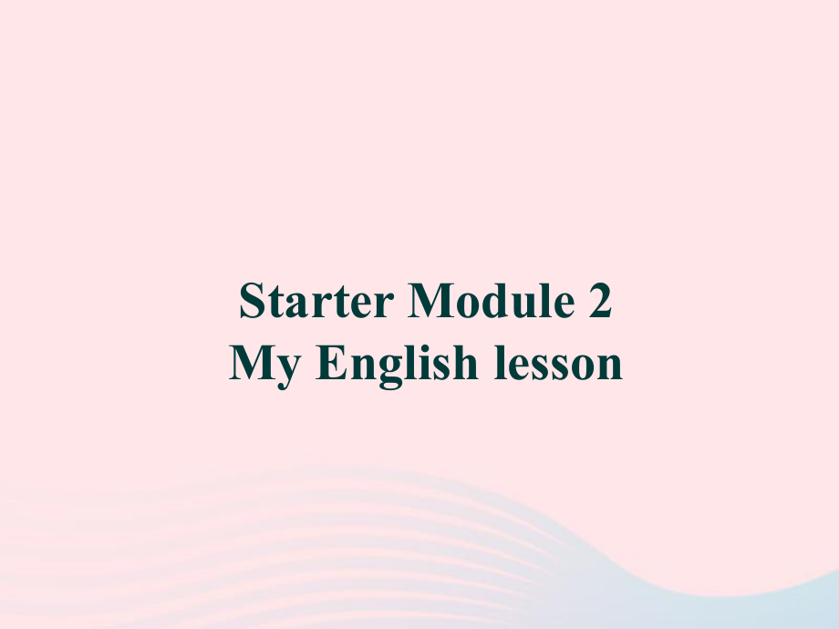 七年级英语上册StarterModule2MyEnglishlessonUnit3I039mtwelve课件新版外研版_第1页