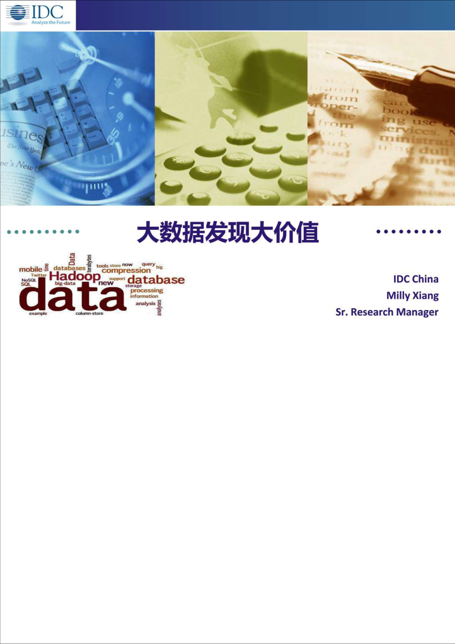IDC大数据市场分析_第1页