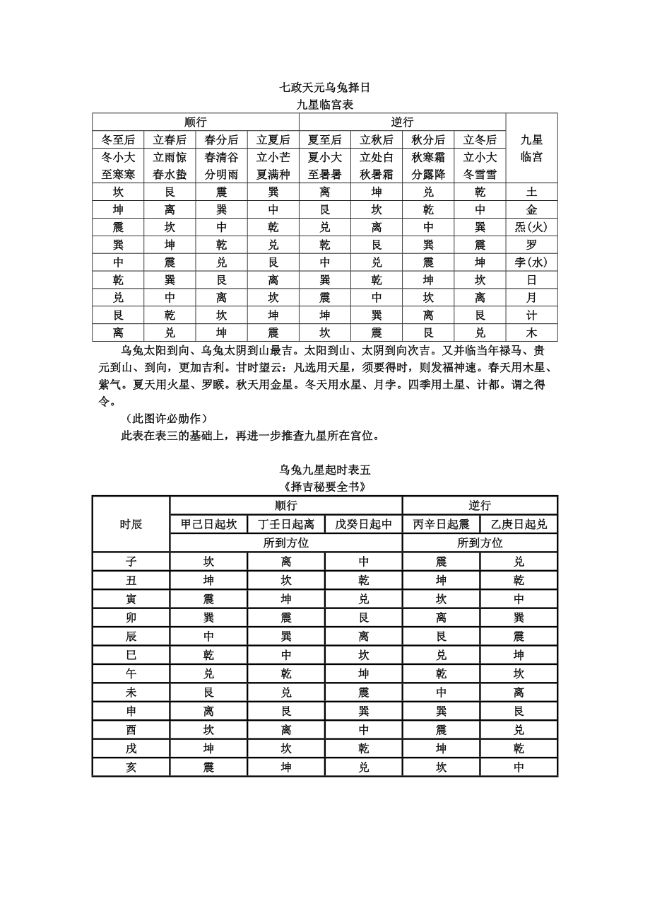 择日表图片