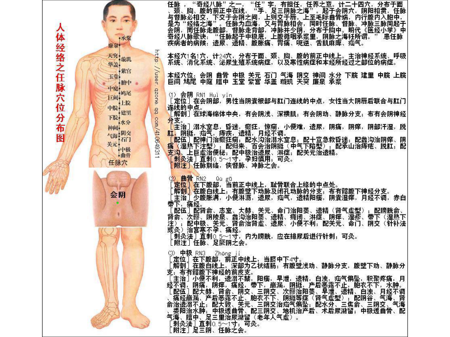 人体穴位作用图解及保健按摩_第1页