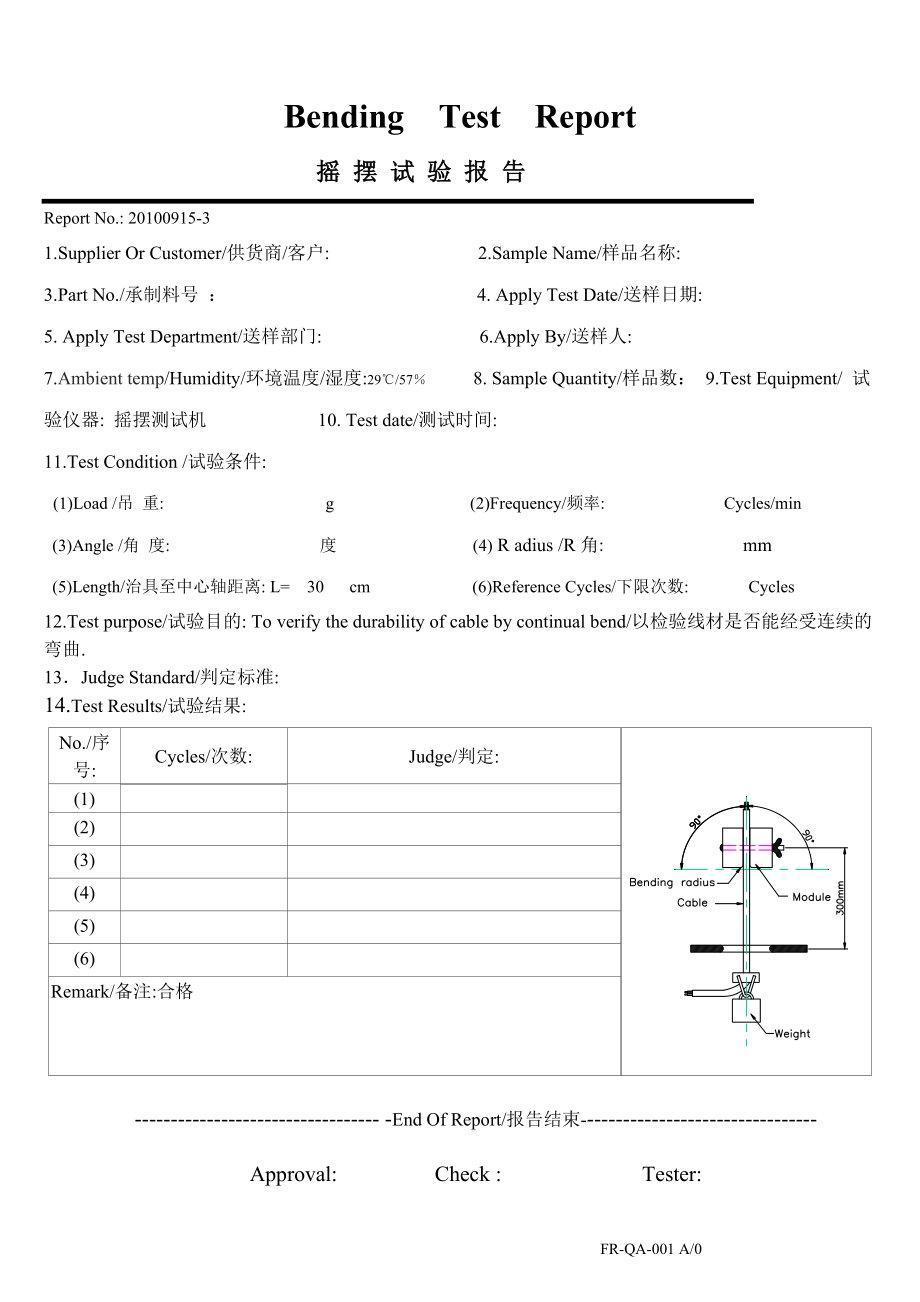 搖擺測試報告_第1頁