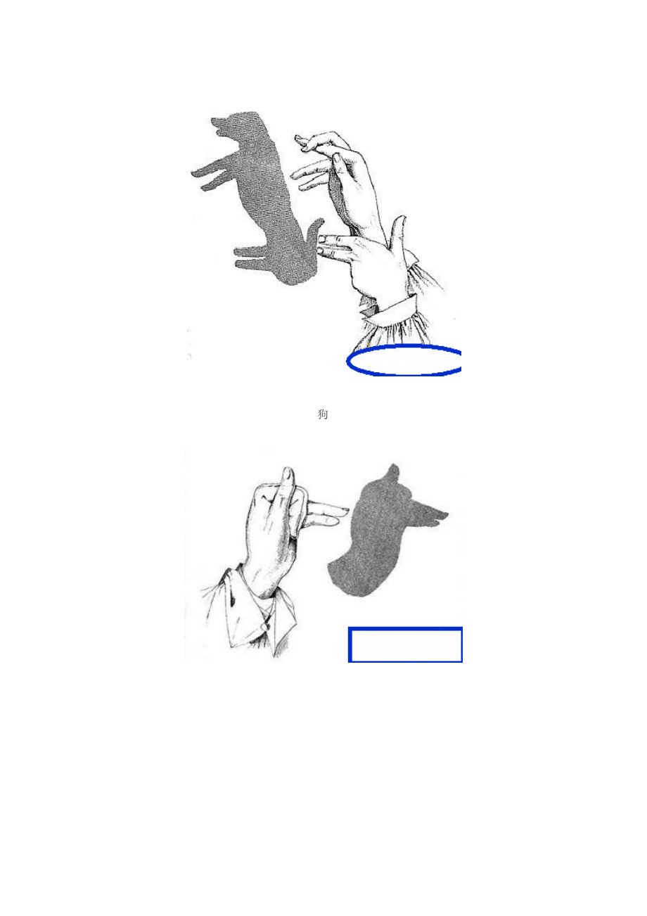 手影教学基本动作单手图片