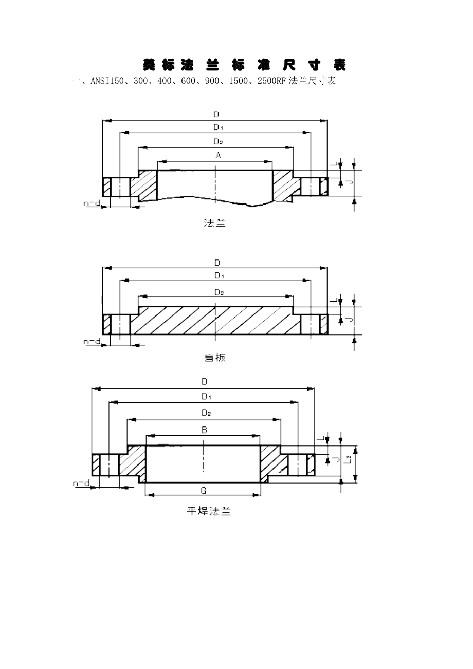 法兰的标准画法图片