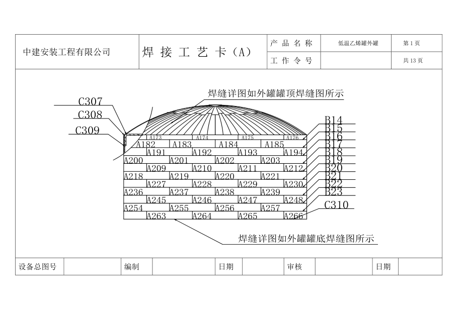 乙烯罐發(fā)焊接工藝卡_第1頁