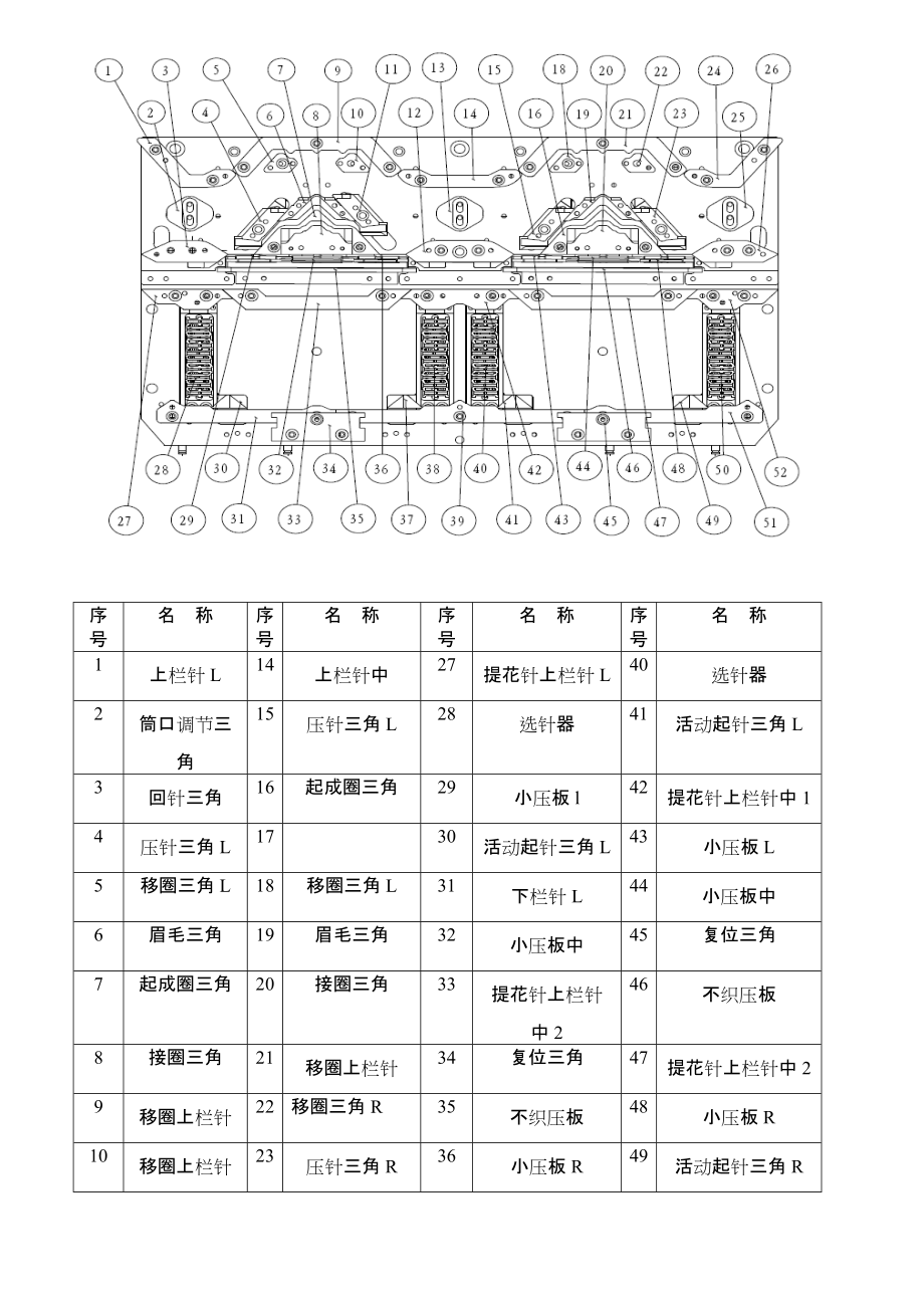 横机编织原理图片