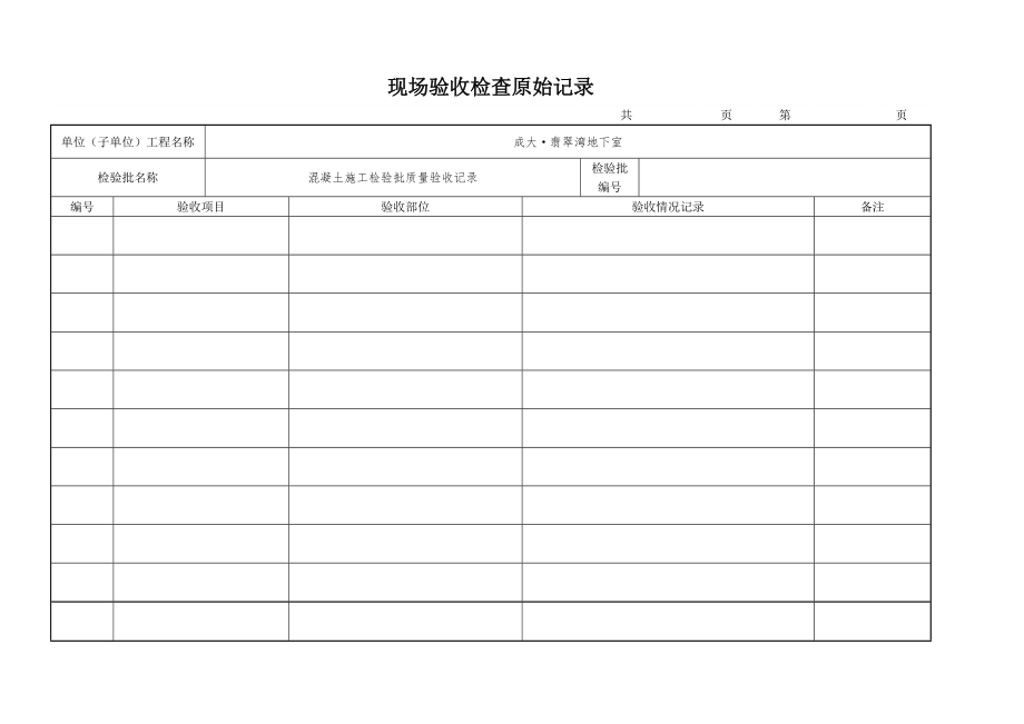 參考現(xiàn)場驗收檢查原始記錄_第1頁