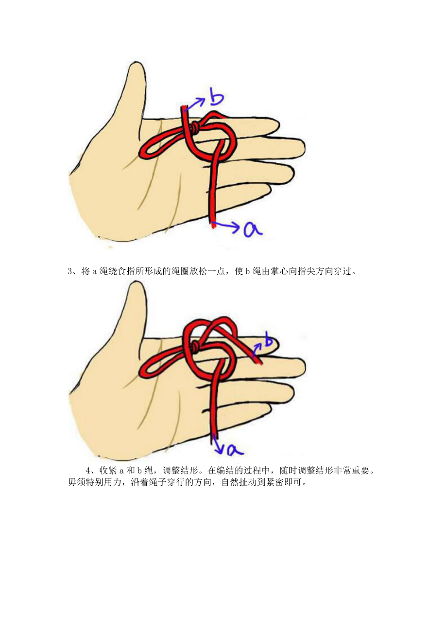 手串绳结的编法图片