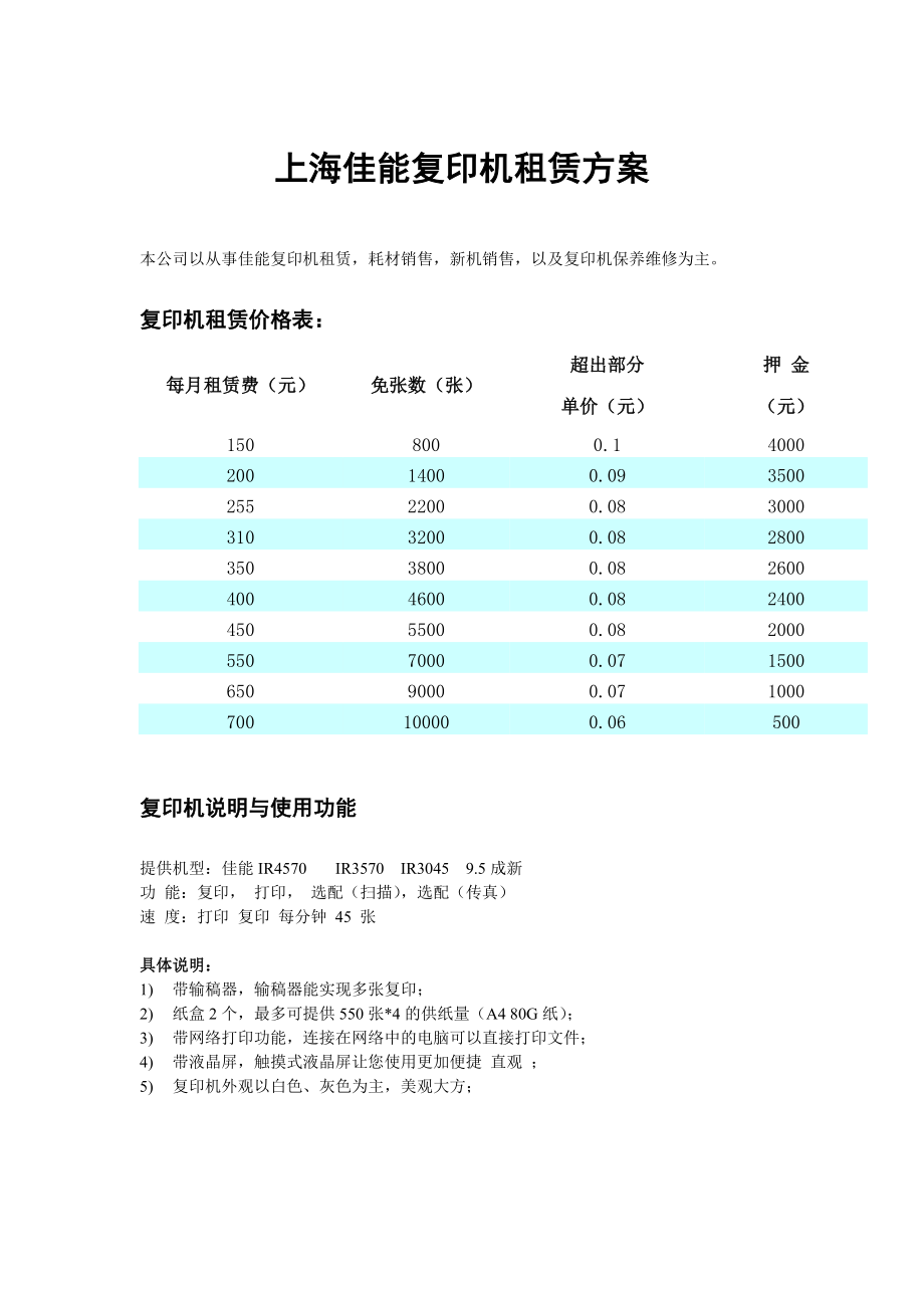上海复印机租赁方案_第1页