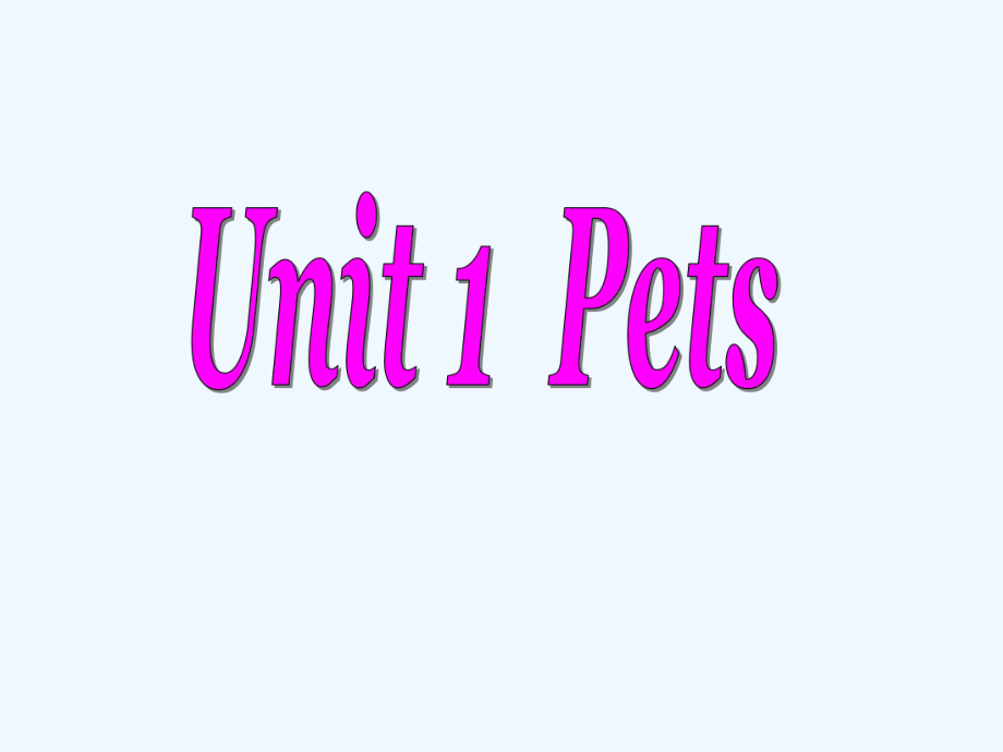 三年級(jí)下冊(cè)英語課件-Unit 1 pets 3_Join in 劍橋英語 (共18張PPT)_第1頁