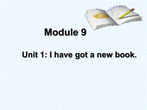 三年級(jí)下冊(cè)英語(yǔ)課件－Module9 Unit1 I've got a new book｜外研社（三起） (共13張PPT)