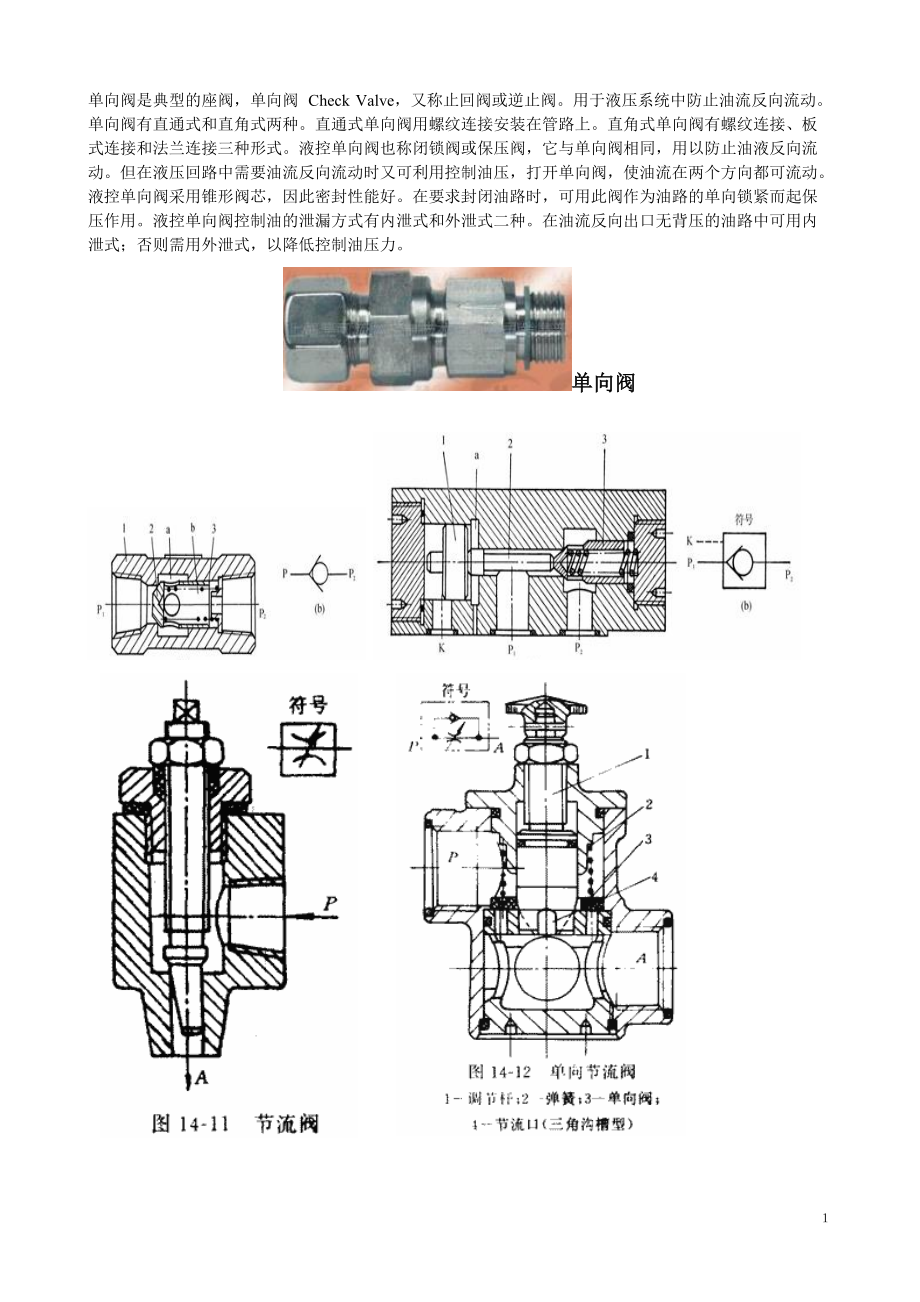 讀單向閥裝配圖拆畫件_第1頁