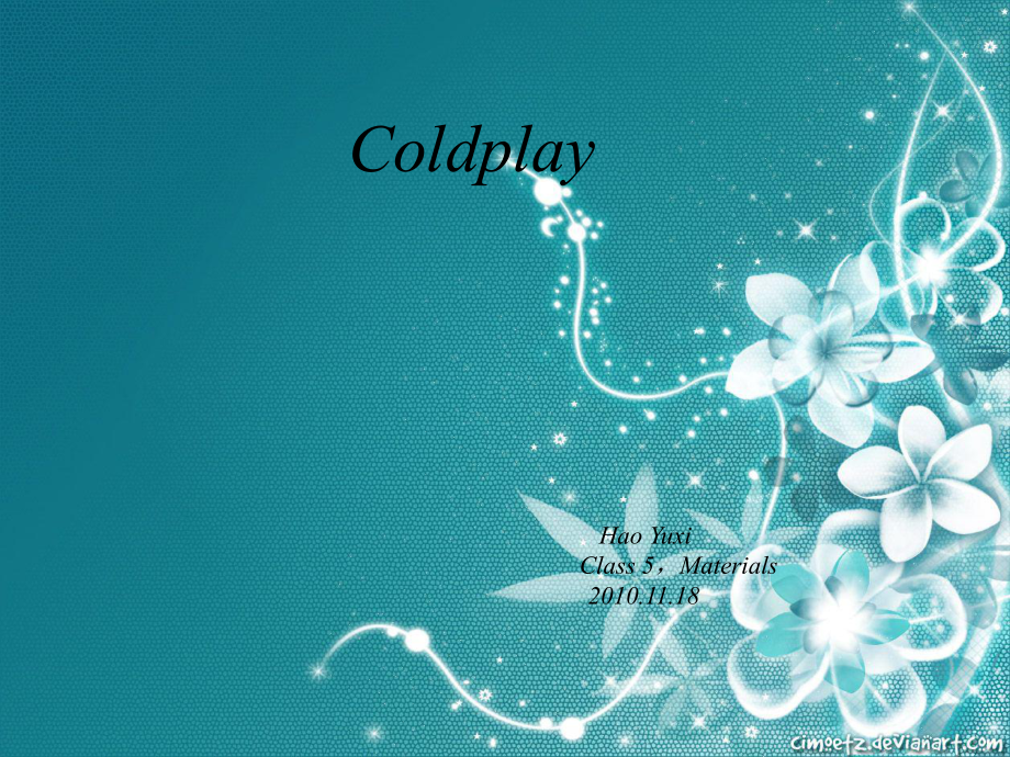 Coldplay.ppt_第1页