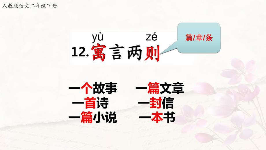 二年級(jí)下冊(cè)語(yǔ)文課件12揠苗助長(zhǎng)人教部編版共15張PPT_第1頁(yè)