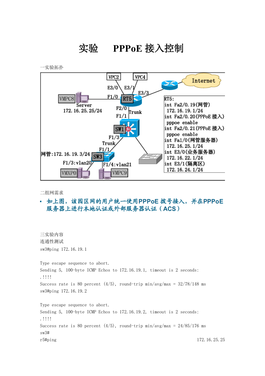 交换路由CCIE之路PPPoE实验_第1页