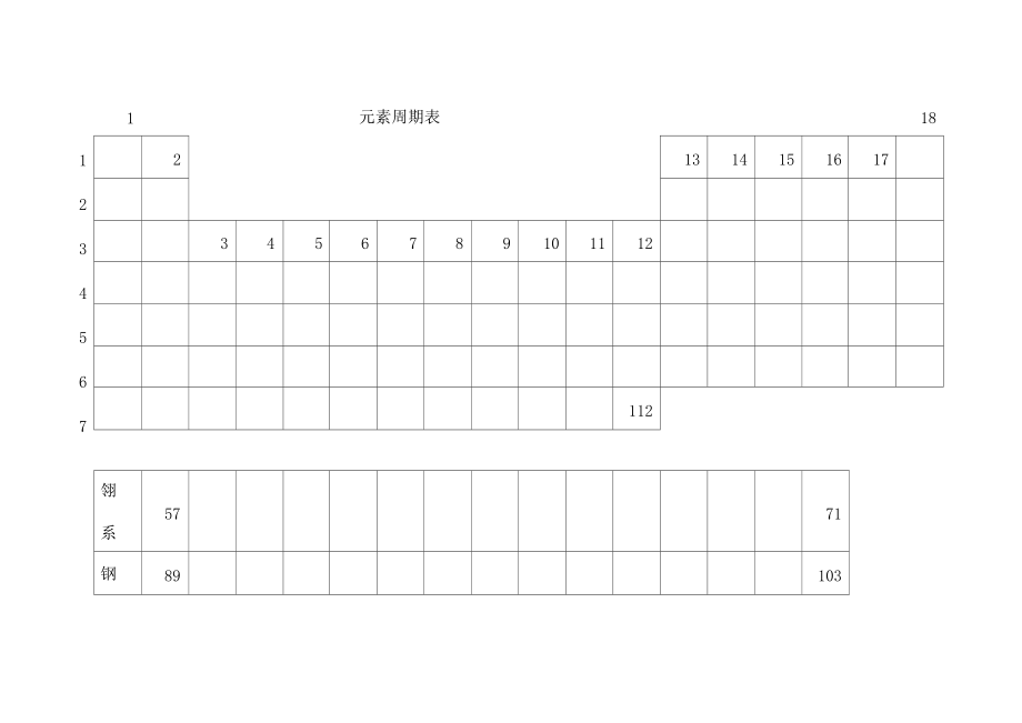 空白元素周期表_第1页