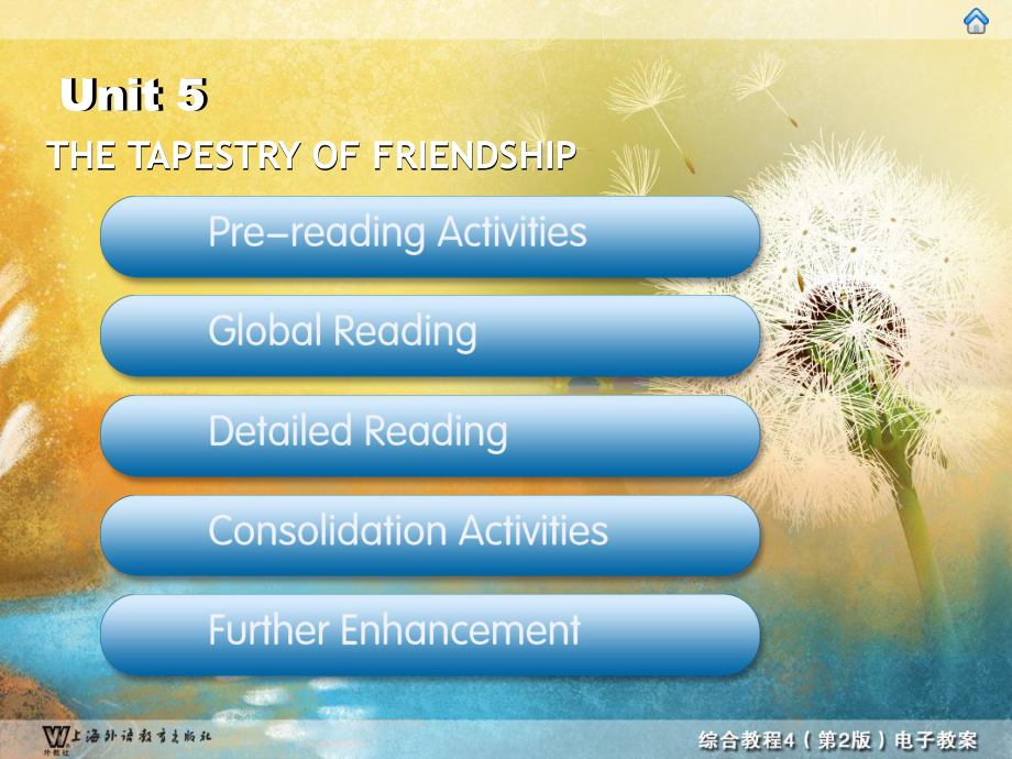 综合英语教程Unit5thetapestryoffriendship_第1页