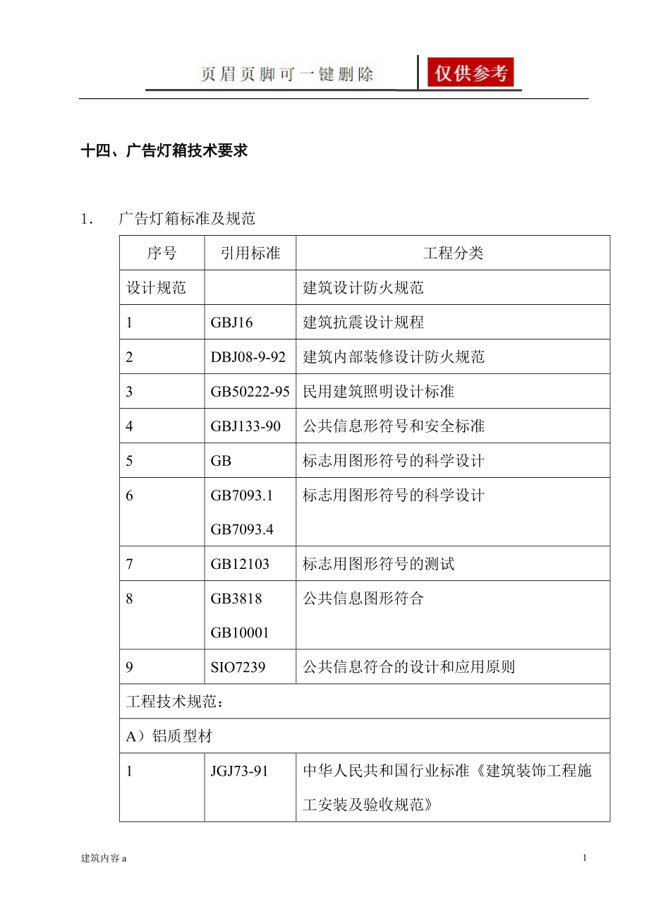 廣告燈箱技術(shù)要求知識(shí)資料_第1頁(yè)