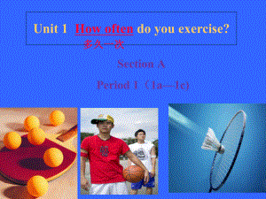 人教英語八年級上冊Unit2 Section A 1a-1c