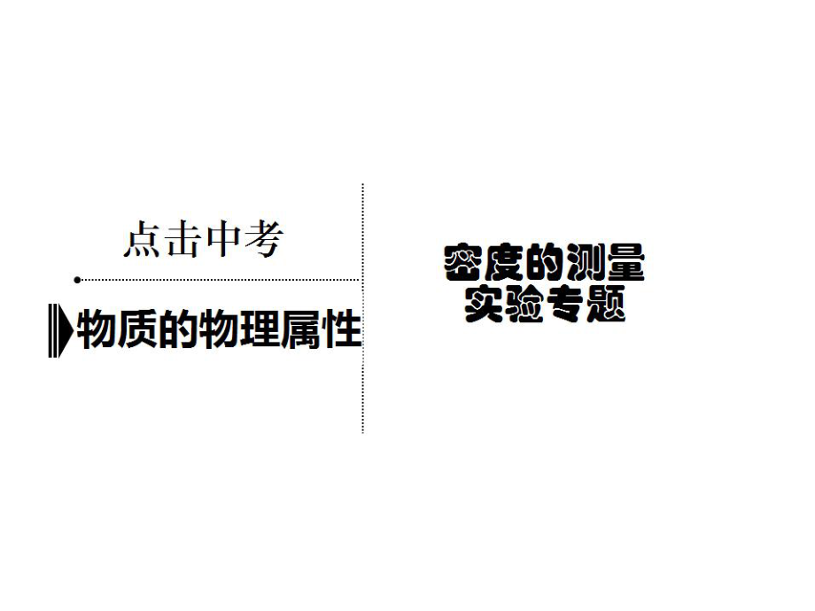 新苏科版八年级物理下册六章.物质的物理属性四密度知识的应用课件5_第1页