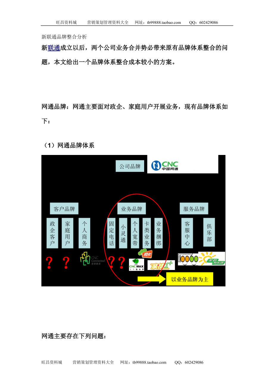 新联通品牌整合分析_第1页