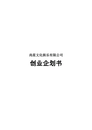 網(wǎng)絡(luò)演藝公司創(chuàng)業(yè)企劃書